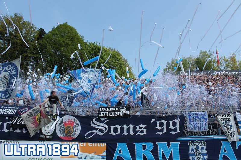 Karlsruhe Choreo in Darmstadt - Karlsruher SC | Choreo
