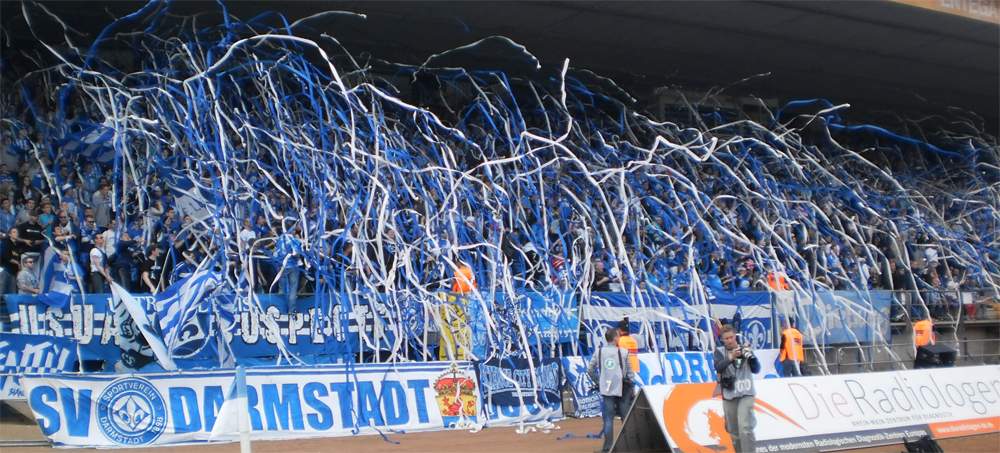 Darmstadt Choreo gegen die Stuttgarter Kickers - SV Darmstadt 98 e.V. | Choreo