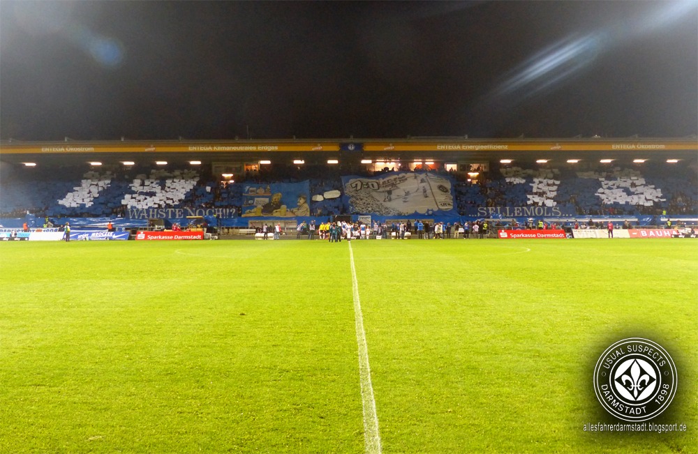 Darmstadt Choreo gegen Nürnberg - SV Darmstadt 98 e.V. | Choreo