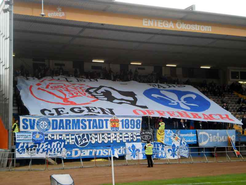 Darmstadt Choreo gegen Offenbach - SV Darmstadt 98 e.V. | Choreo