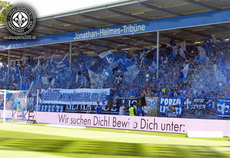 Darmstadt Choreo gegen Paderborn - SV Darmstadt 98 e.V. | Choreo