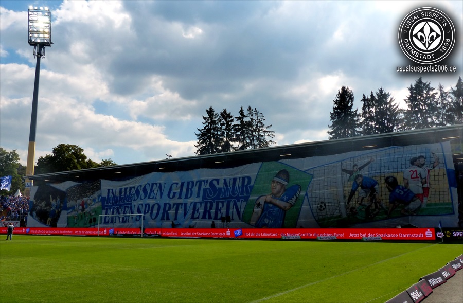 Darmstadt Choreo gegen Sandhausen - SV Darmstadt 98 e.V. | Choreo