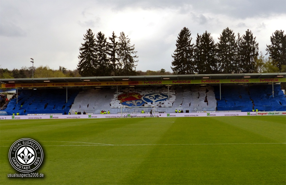 Darnstadt Choreo gegen Schalke - SV Darmstadt 98 e.V. | Choreo