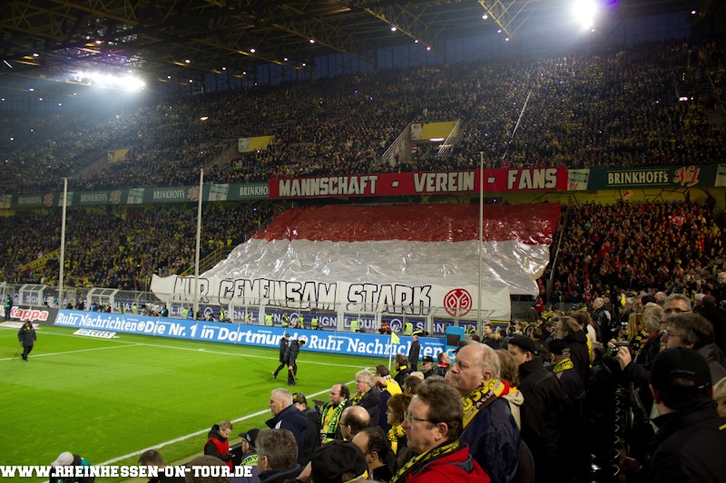 Mainz Choreo in Dortmund - 1. FSV Mainz 05 e.V. | Choreo