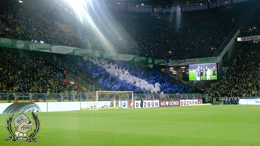 Schalke Choreo in Dortmund - FC Schalke 04 e.V. | Choreo