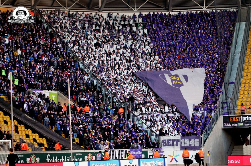Erzgebirge Aue Choreo in Dresden - FC Erzgebirge Aue e.V. | Choreo