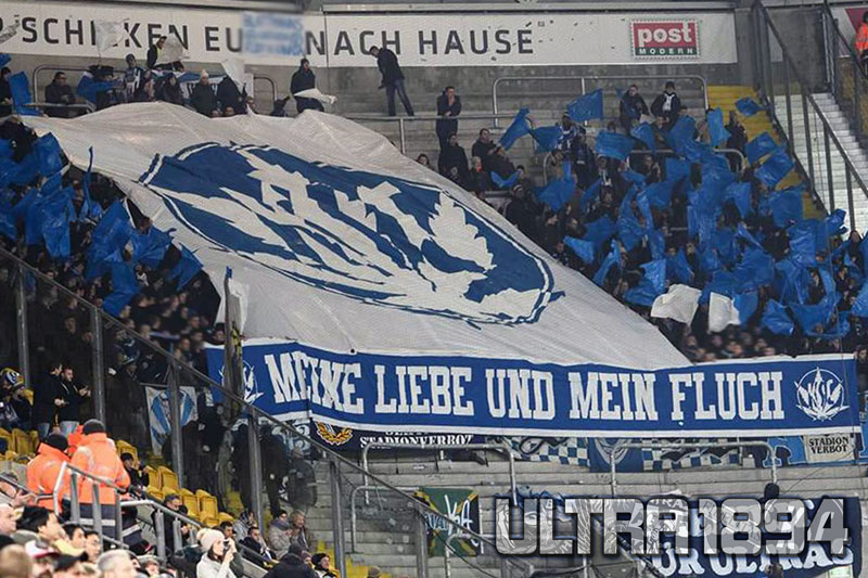 Karlsruhe Choreo in Dresden - Karlsruher SC | Choreo