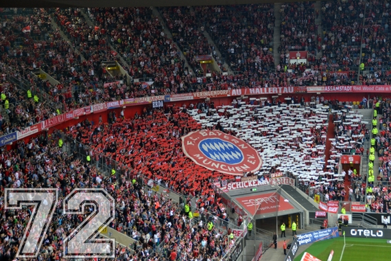 Bayern Choreo in Düsseldorf