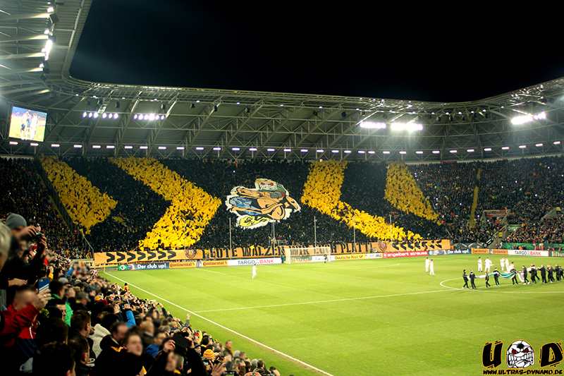 Dynamo Choreo gegen Dortmund - SG Dynamo Dresden e.V. | Choreo