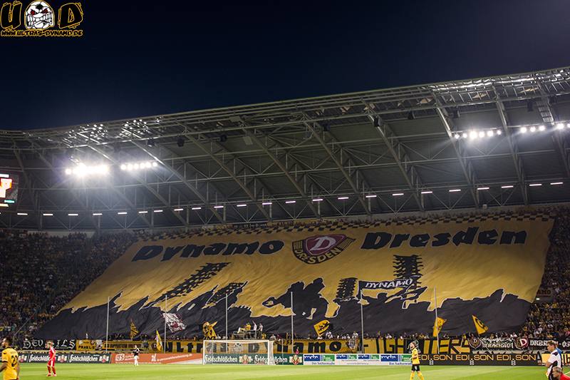 Dynamo Choreo gegen Halle - SG Dynamo Dresden e.V. | Choreo