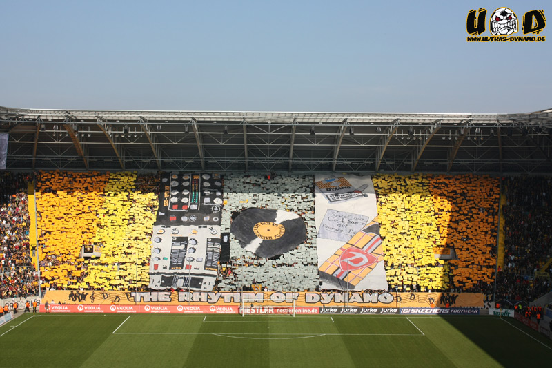 Dynamo Choreo gegen Hansa Rostock - SG Dynamo Dresden e.V. | Choreo