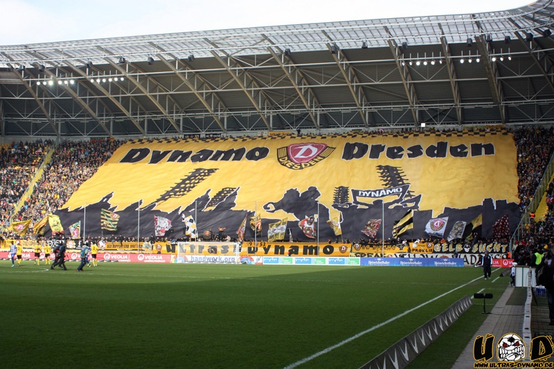Dynamo Choreo gegen Hertha BSC - SG Dynamo Dresden e.V. | Choreo
