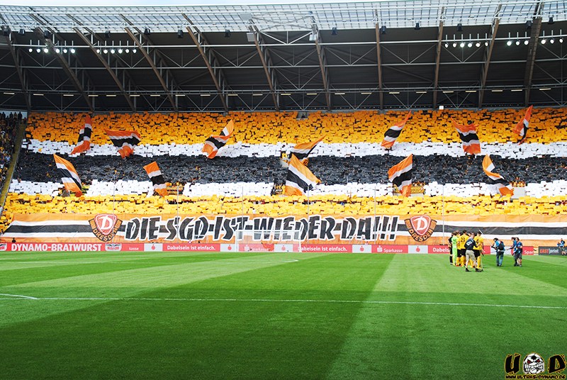 Dynamo Choreo gegen Nürnberg - SG Dynamo Dresden e.V. | Choreo