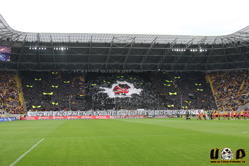 Dynamo Choreo gegen Union Berlin - SG Dynamo Dresden e.V. | Choreo