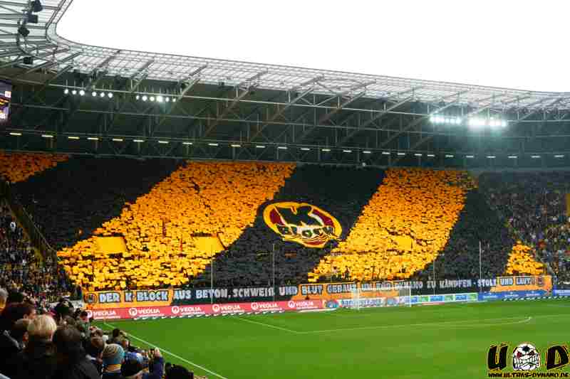 Dynamo Choreo gegen Union Berlin - SG Dynamo Dresden e.V. | Choreo