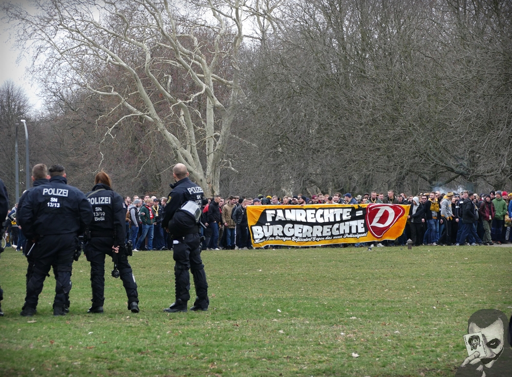 Demo für Fanrechte in Dresden - SG Dynamo Dresden e.V. | Rückblick
