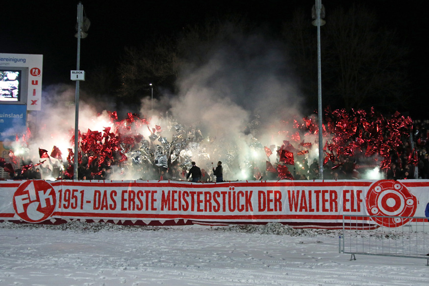 Kaiserslautern Choreo in Münster - 1. FC Kaiserslautern | Choreo