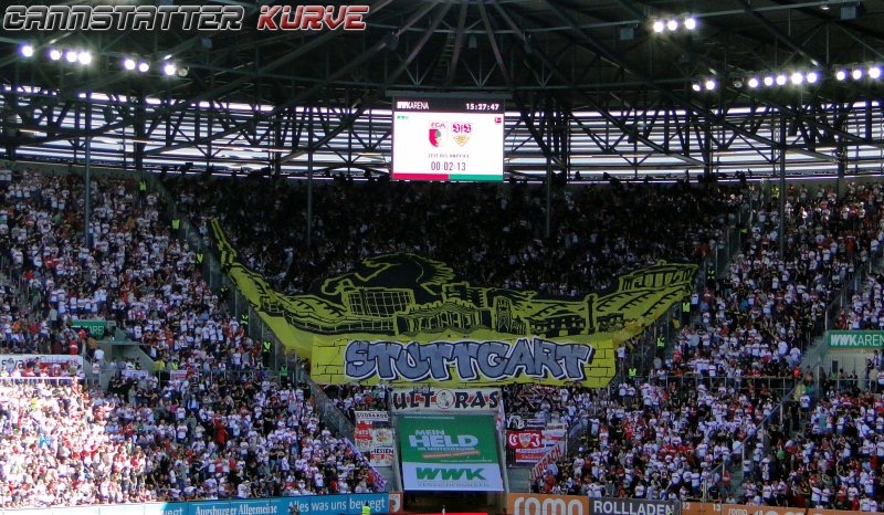 Stuttgart Choreo in Augsburg - VfB Stuttgart | Choreo - Bild 2