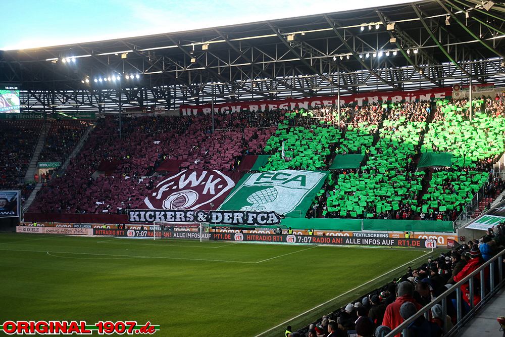 Augsburg Choreo gegen Düsseldorf - FC Augsburg | Choreo