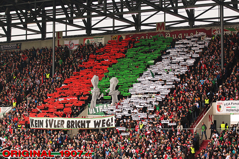 Augsburg Choreo gegen Leverkusen - FC Augsburg | Choreo