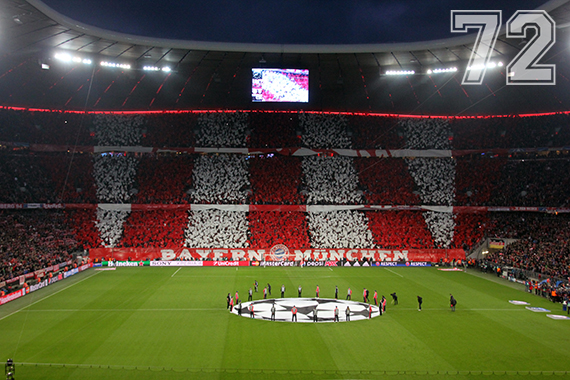 Bayern Choreo gegen Atletico Madrid