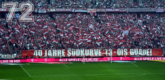 Bayern Choreo gegen Hertha BSC