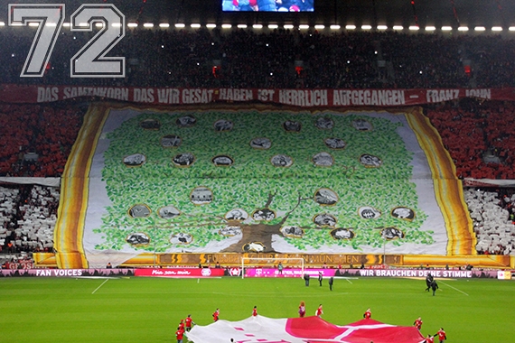 Bayern Choreo gegen Köln