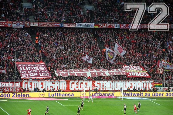 Bayern Choreo gegen Leverkusen