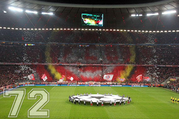 Bayern Choreo gegen Manchester United