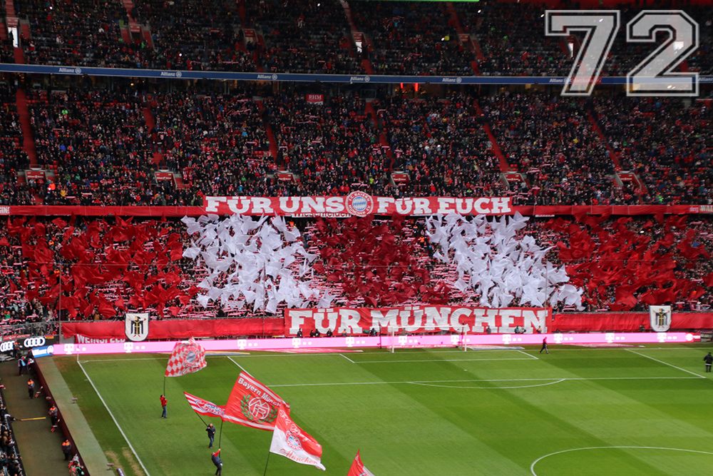 Bayern Choreo gegen Nürnberg - Bayern München | Choreo