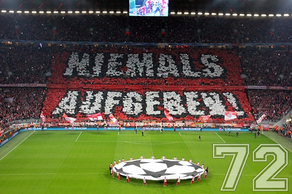Bayern Choreo gegen Porto