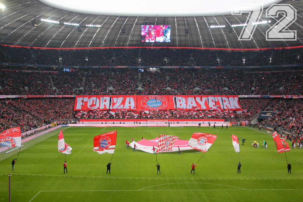 Bayern Choreo gegen Schalke - Bayern München | Choreo