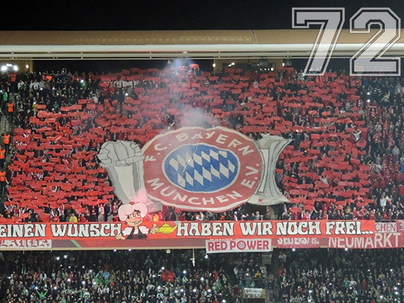 Bayern Choreo bei der Club-WM in Marrakesch gegen Raja Casablanca 