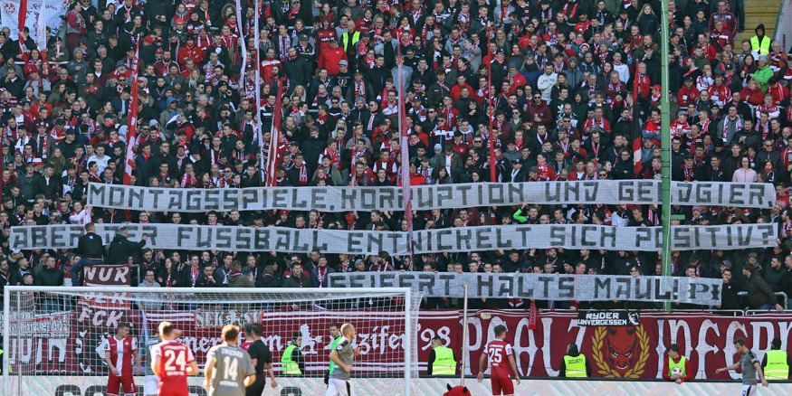Spruchband gegen DFL-Boss Seifert - 1. FC Kaiserslautern | Spruchband