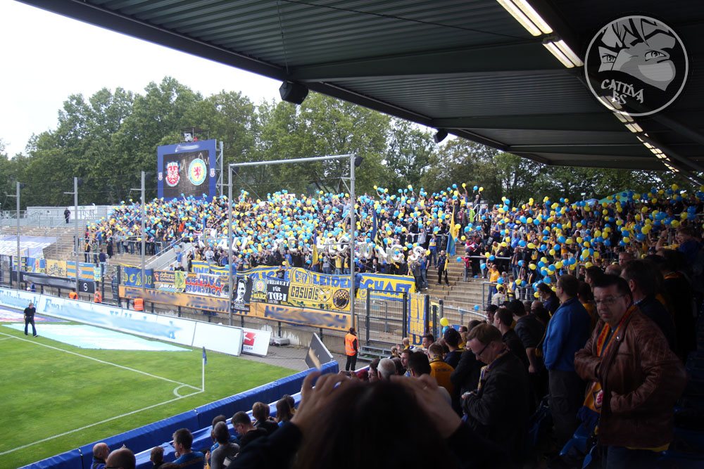 Braunschweig Choreo beim FSV Frankfurt - Eintracht Braunschweig | Choreo
