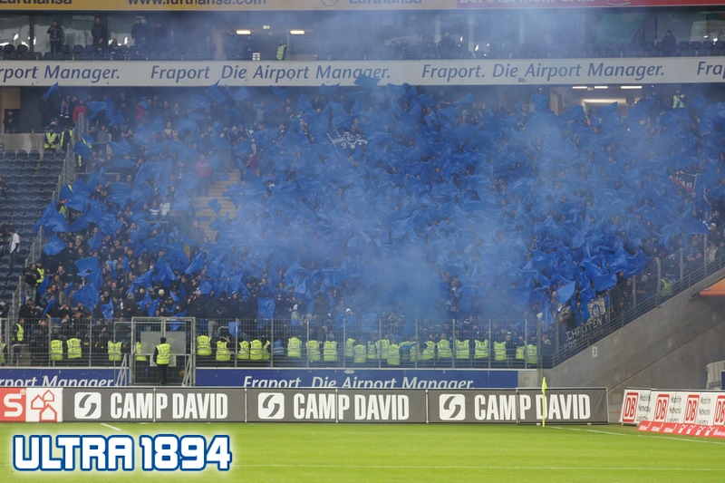 Karlsruhe Choreo in Frankfurt - Karlsruher SC | Choreo