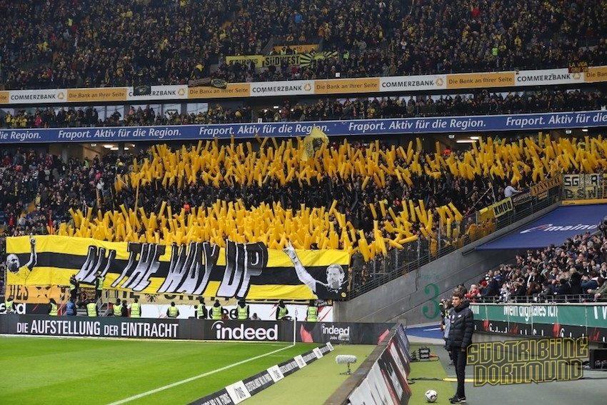 Dortmund Choreo in Frankfurt - Borussia Dortmund | Choreo