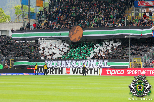 Gladbach Choreo in Freiburg
