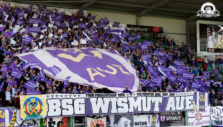 Erzgebirge Aue Choreo in Fürth - FC Erzgebirge Aue e.V. | Choreo