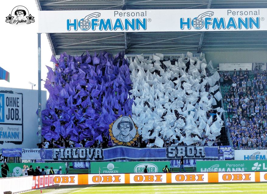 Erzgebirge Aue Choreo in Fürth - FC Erzgebirge Aue e.V. | Choreo