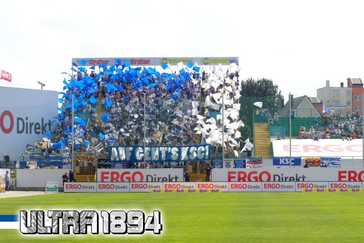 Karlsruhe Choreo in Fürth - Karlsruher SC | Choreo