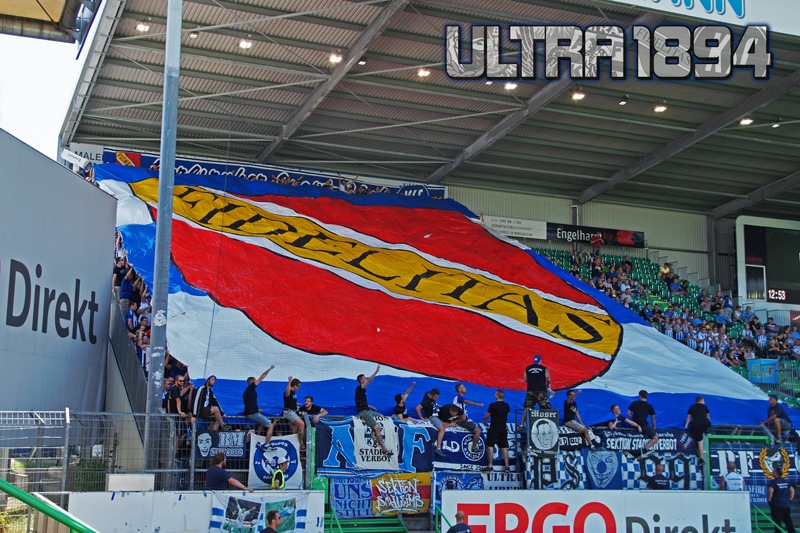 Karlsruhe Choreo in Fürth - Karlsruher SC | Choreo