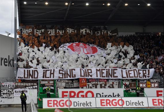 St. Pauli Choreo in Fürth