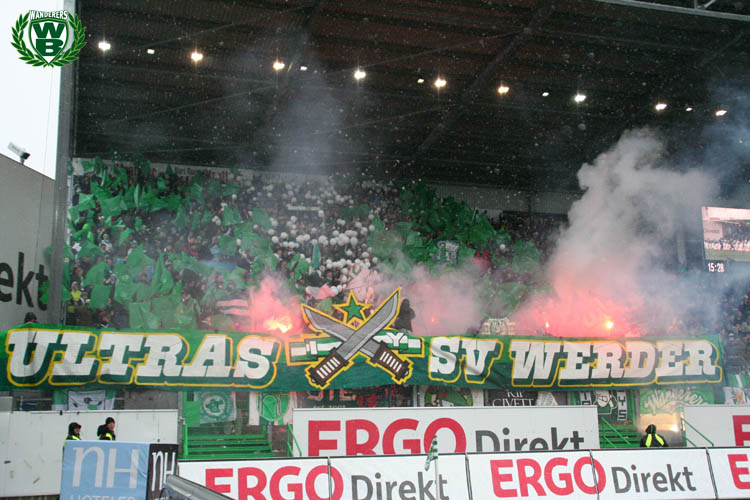 Bremen Choreo in Fürth - Werder Bremen | Choreo
