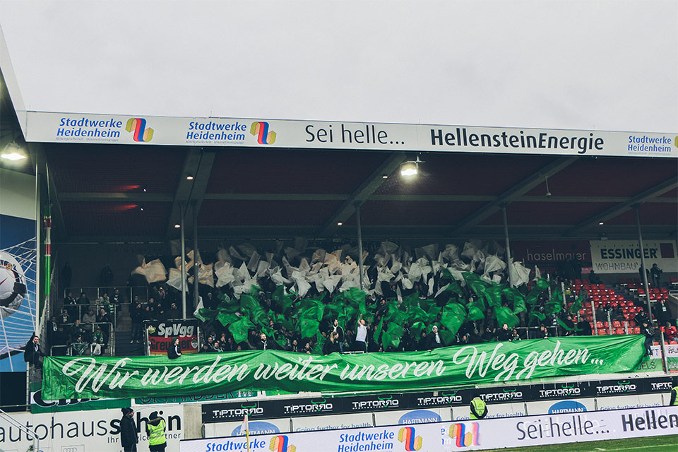 Fürth Choreo in Heidenheim - SpVgg Fürth | Choreo