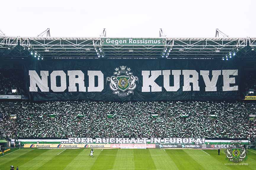 Gladbach Choreo gegen Augsburg - Borussia Mönchengladbach | Choreo
