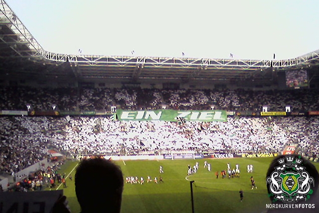 Gladbach Choreo gegen Frankfurt
