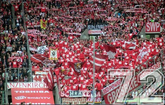 Bayern Choreo in Gladbach