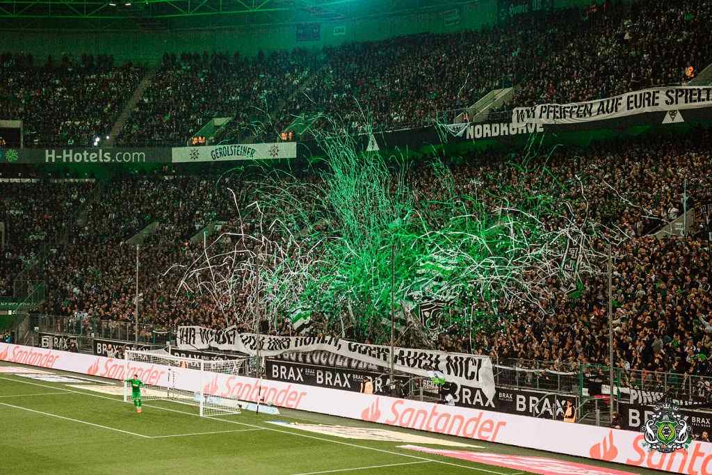 Gladbach Choreo gegen Frankfurt - Borussia Mönchengladbach | Choreo