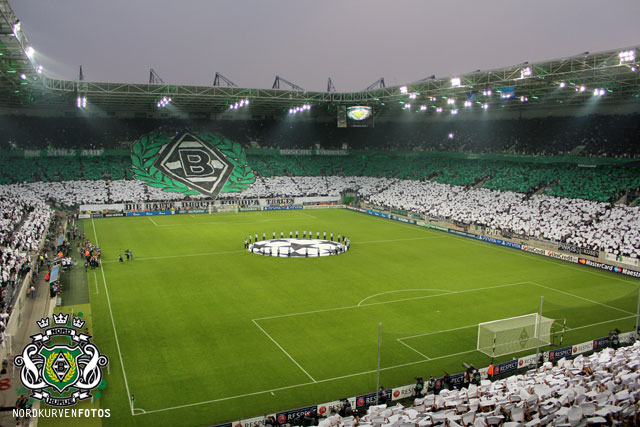 Gladbach Choreo gegen Kiew